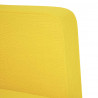 Sofa Fotel z Podłokietnikami Jasnożółty 53 cm Tkanina