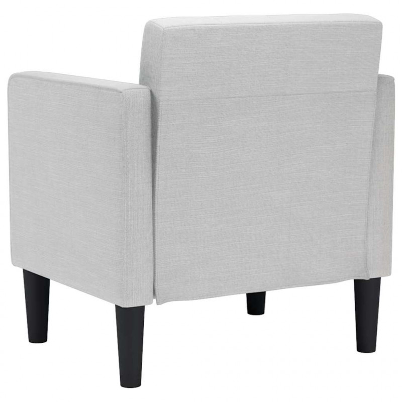 Sofa Fotel z Podłokietnikami Cloud Grey 53 cm Tkanina