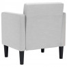 Sofa Fotel z Podłokietnikami Cloud Grey 53 cm Tkanina
