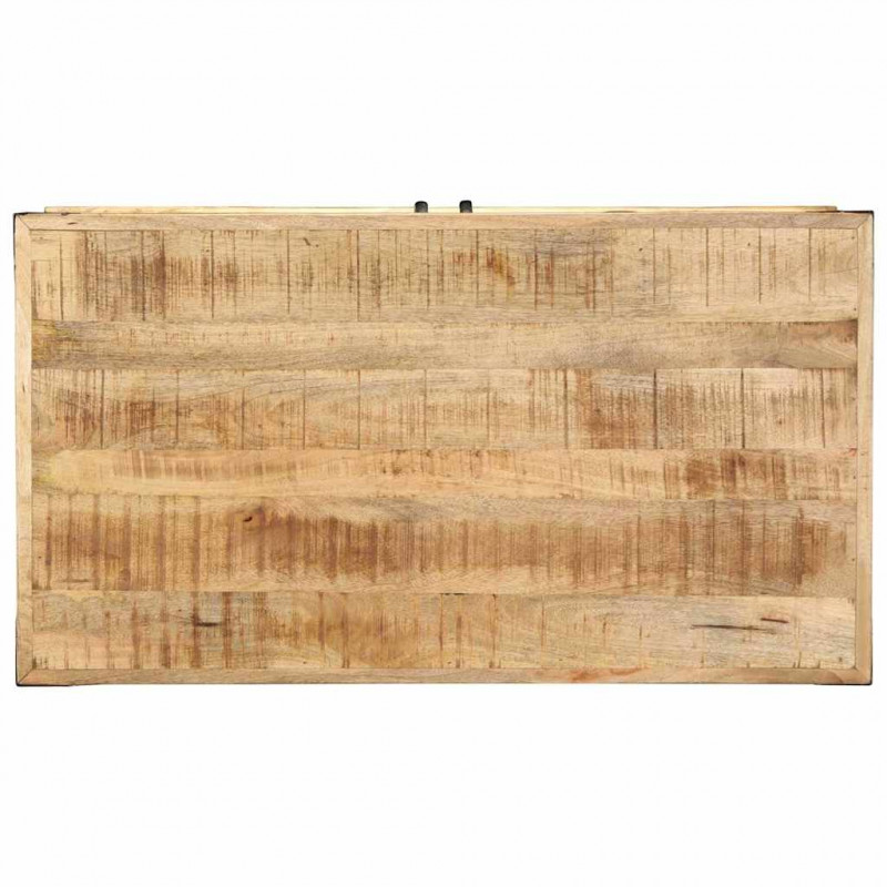 Stolik kawowy z szufladą Brązowy 90 x 50 x 40 cm Drewno z mango