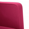 Sofa Fotel z Podłokietnikami Wino Czerwone 53 cm Aksamit