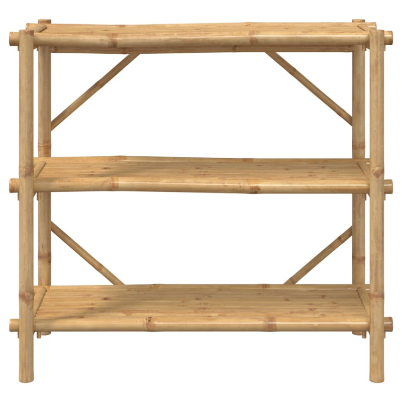 Regał z 3 półkami, 100x40x90 cm, bambusowy