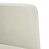 Sofa Fotel z Podłokietnikami Kremowy 53 cm Aksamit