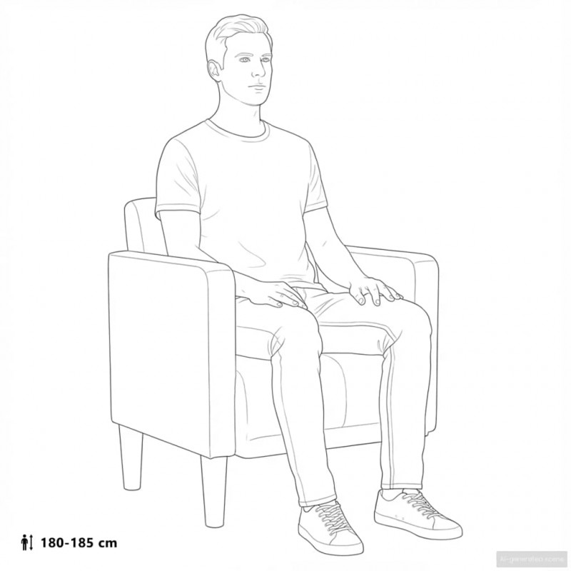 Sofa Fotel z Podłokietnikami Kremowy 53 cm Aksamit