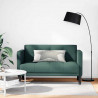 Sofa dwuosobowa Ciemnozielona 111 cm Tkanina