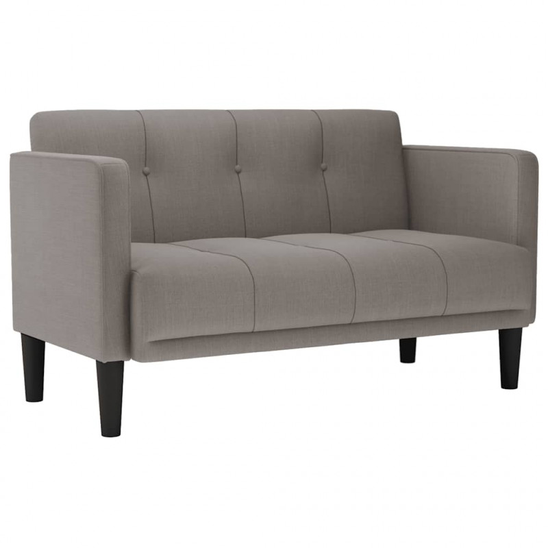 Sofa dwuosobowa Taupe 111 cm Tkanina