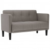 Sofa dwuosobowa Taupe 111 cm Tkanina