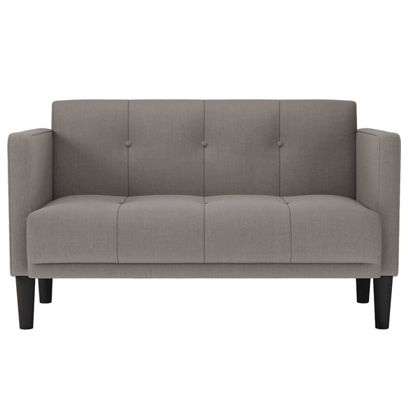 Sofa dwuosobowa Taupe 111 cm Tkanina