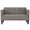 Sofa dwuosobowa Taupe 111 cm Tkanina