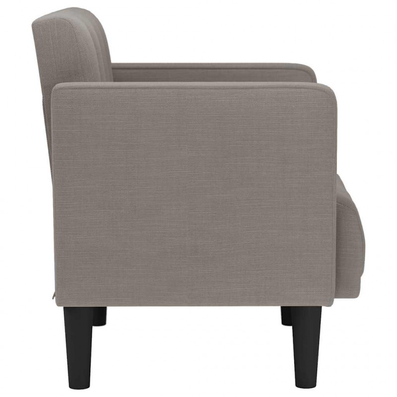 Sofa dwuosobowa Taupe 111 cm Tkanina