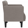 Sofa dwuosobowa Taupe 111 cm Tkanina