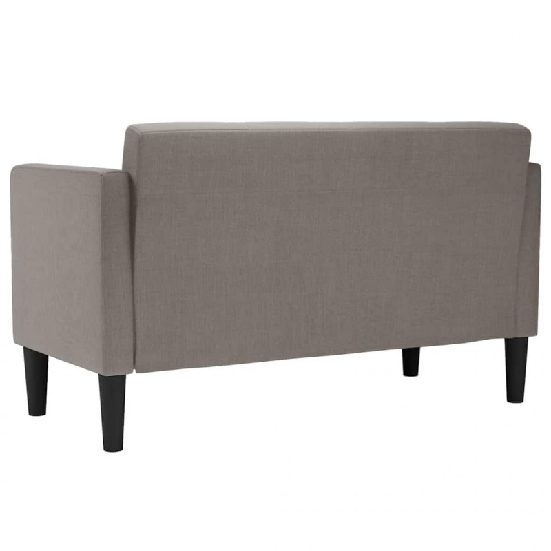 Sofa dwuosobowa Taupe 111 cm Tkanina
