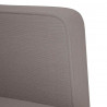 Sofa dwuosobowa Taupe 111 cm Tkanina