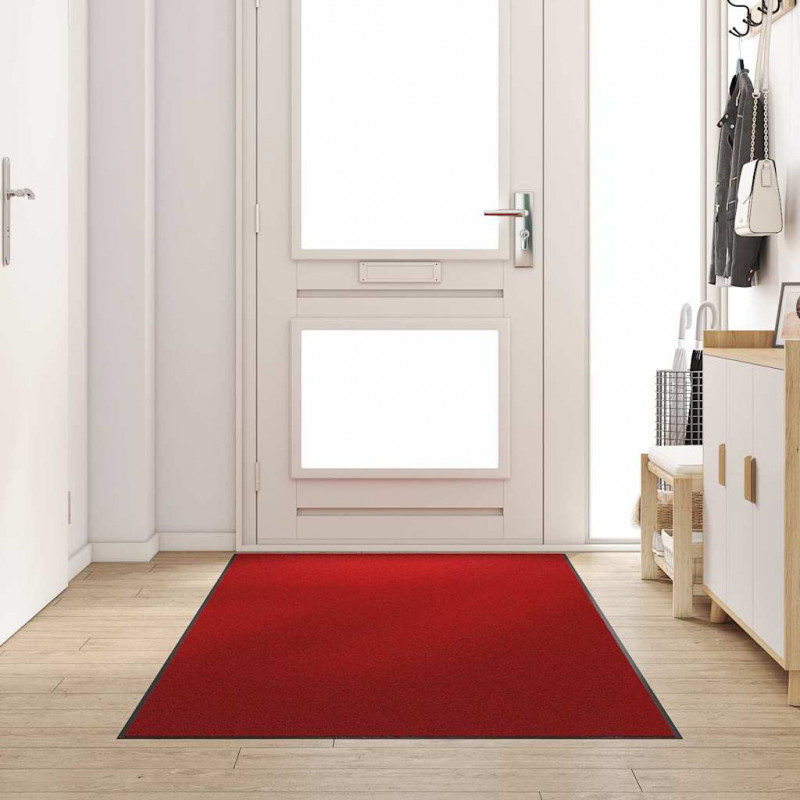 Dywanik wejściowy Inny Czerwony i Czarny 120 x 250 cm