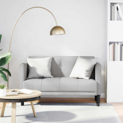 Sofa dwuosobowa Cloud Grey 111 cm Tkanina