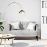 Sofa dwuosobowa Cloud Grey 111 cm Tkanina