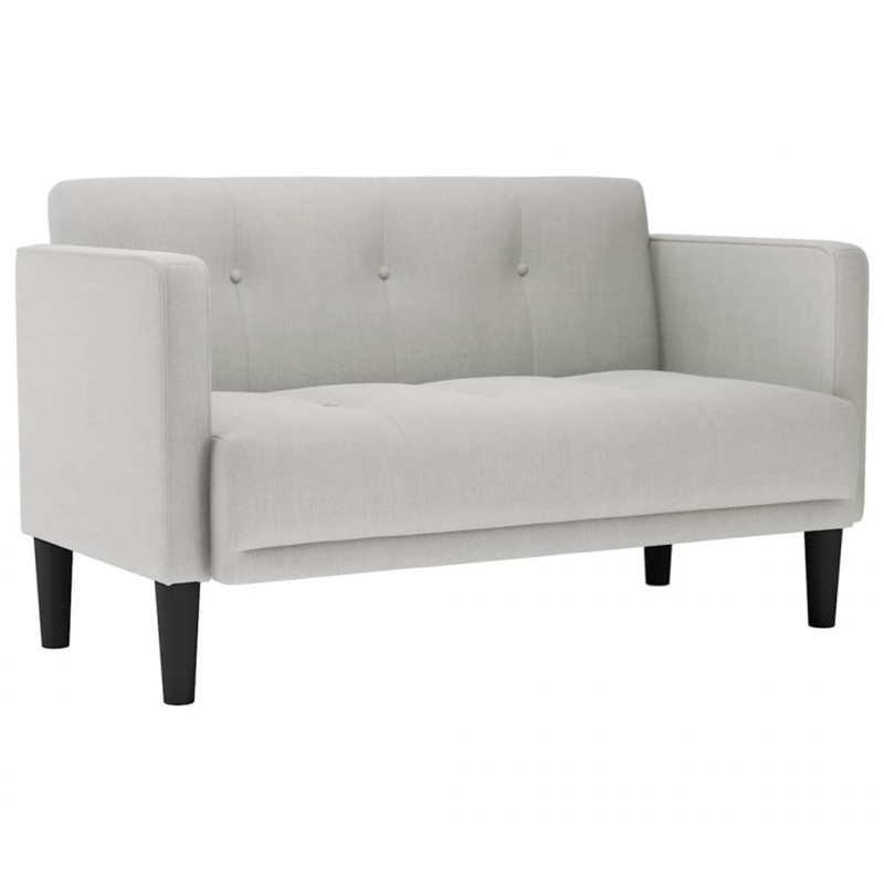 Sofa dwuosobowa Cloud Grey 111 cm Tkanina
