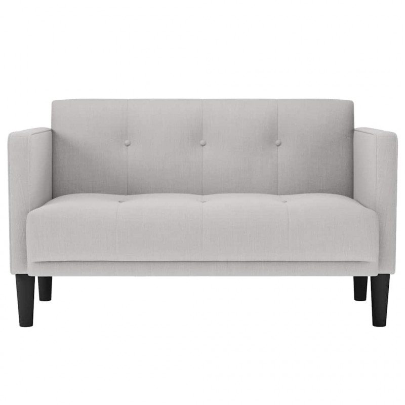 Sofa dwuosobowa Cloud Grey 111 cm Tkanina