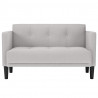 Sofa dwuosobowa Cloud Grey 111 cm Tkanina