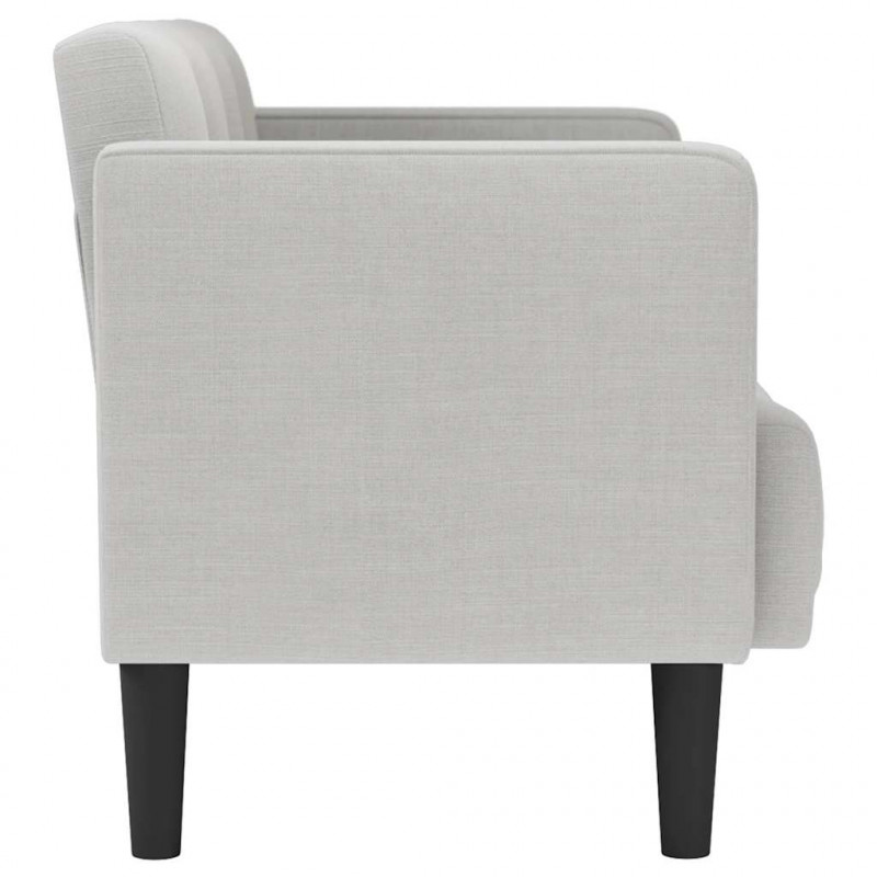 Sofa dwuosobowa Cloud Grey 111 cm Tkanina