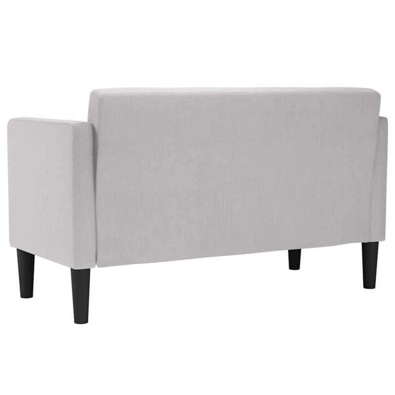 Sofa dwuosobowa Cloud Grey 111 cm Tkanina