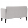 Sofa dwuosobowa Cloud Grey 111 cm Tkanina