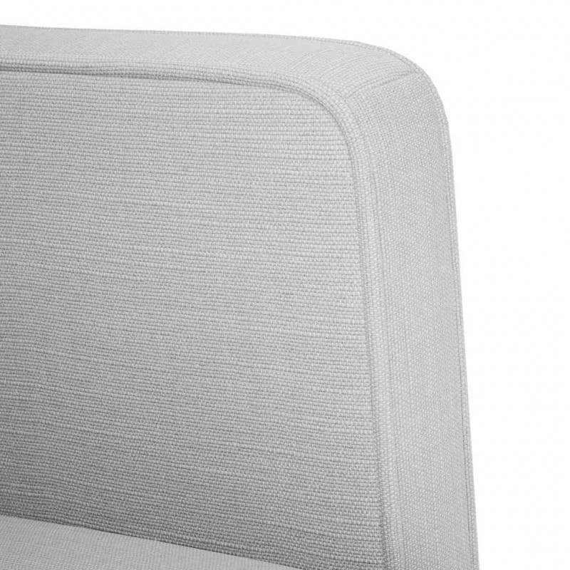Sofa dwuosobowa Cloud Grey 111 cm Tkanina