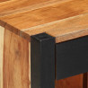Szafka Nocna 2 pcs Brązowy 40 x 35 x 50 cm Lite Drewno Akacji