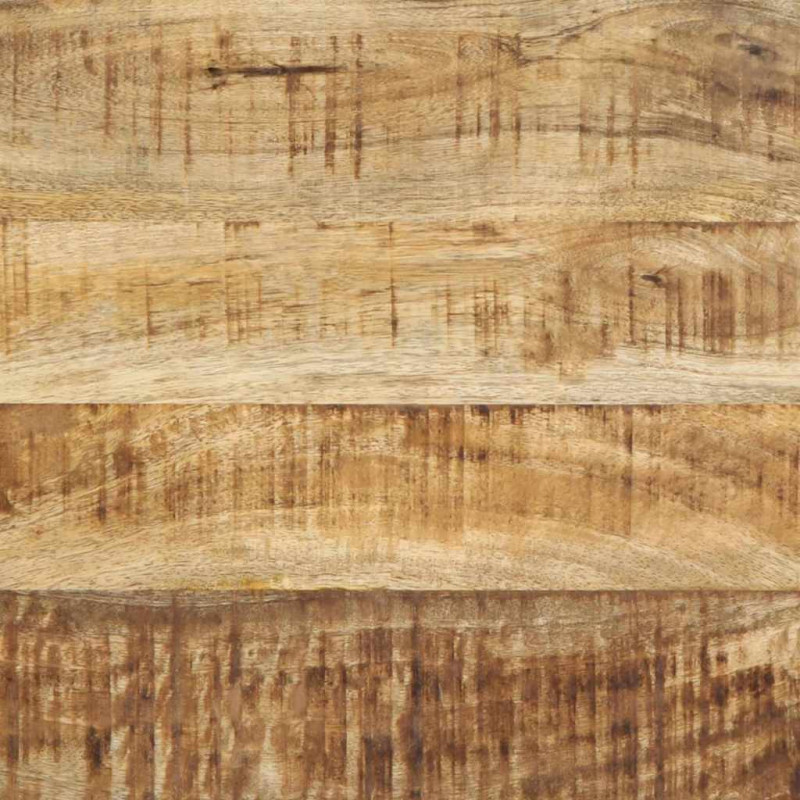 Stolik kawowy Brązowy 90 x 50 x 40 cm Lite drewno mango i metal