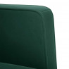 Sofa dwuosobowa Ciemnozielona 111 cm Aksamit