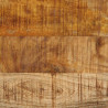 Szafka Nocna Brązowy i czarny 50 x 30 x 45 cm Drewno z mango