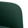 Sofa dwuosobowa Ciemnozielona 109 cm Aksamit