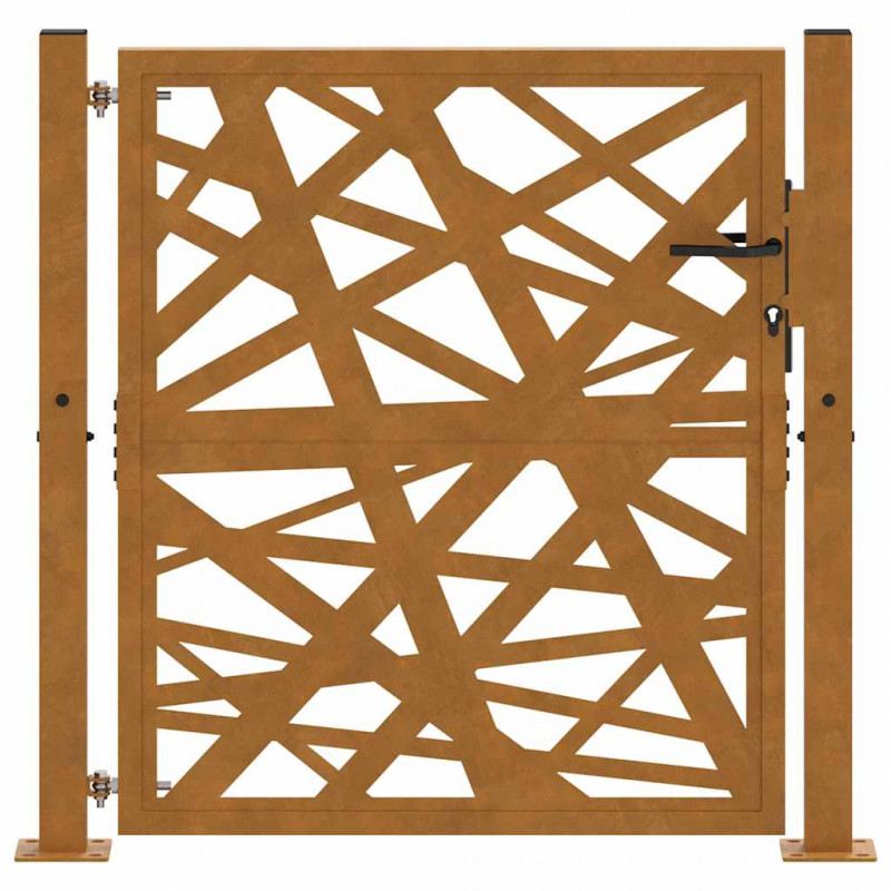 Brama ogrodowa 100x100 cm Stal nierdzewna Lekka konstrukcja