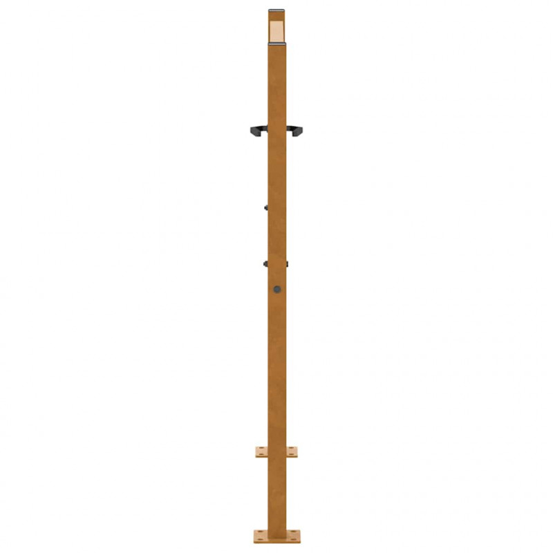 Brama ogrodowa 100x100 cm Stal nierdzewna Lekka konstrukcja