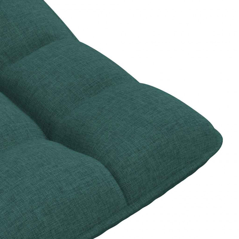 Krzesło obrotowe podłogowe Ciemnozielone 70x51x79 cm Tkanina