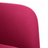 Sofa dwuosobowa wino czerwone 109 cm aksamit