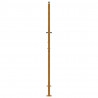 Brama ogrodowa 100x175 cm Stal nierdzewna Lekka konstrukcja