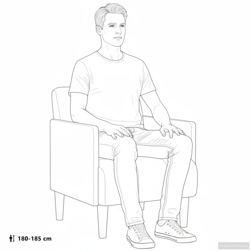 Sofa Fotel z Podłokietnikami Brązowy 55 cm Aksamit