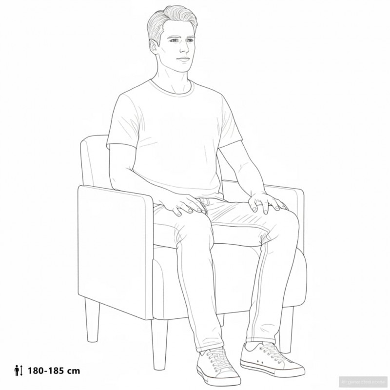 Sofa Fotel z Podłokietnikami Kremowy 55 cm Aksamit