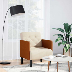 Sofa Fotel z Podłokietnikami 55 cm Len
