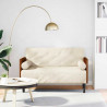 Sofa dwuosobowa z poduszkami 110 cm len