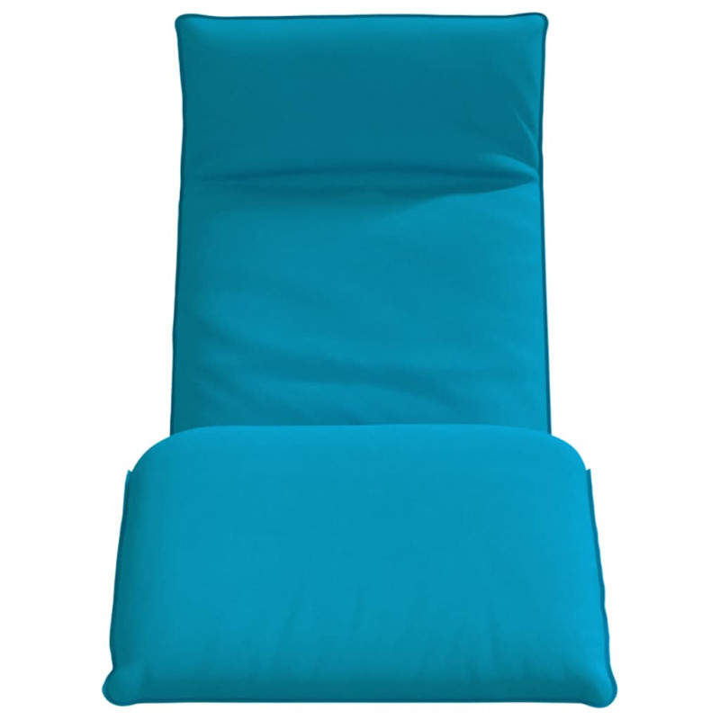 Leżak składany jasnoniebieski 175x54x8,5 cm Oxford Fabric