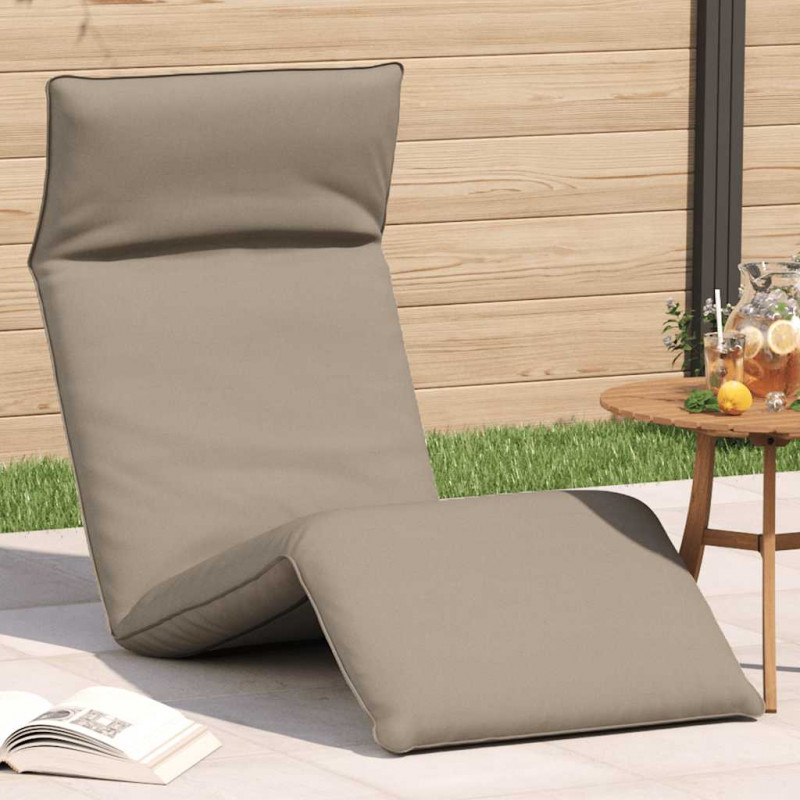 Leżak składany Taupe 175x54x8,5 cm Oxford Fabric