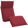 Leżak składany wino czerwone 175x54x8,5 cm tkanina Oxford