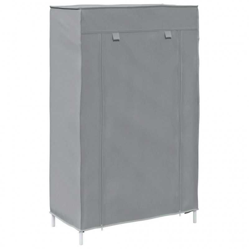 Szafka na buty Szara 60,5x30x97 cm Tkanina Non-woven
