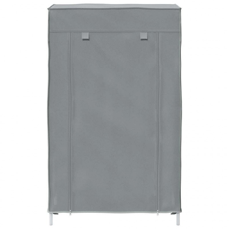 Szafka na buty Szara 60,5x30x97 cm Tkanina Non-woven
