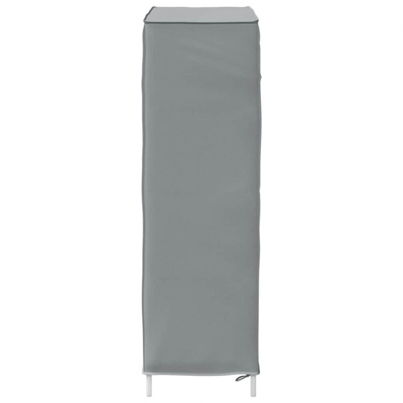 Szafka na buty Szara 60,5x30x97 cm Tkanina Non-woven