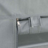Szafka na buty Szara 60,5x30x97 cm Tkanina Non-woven
