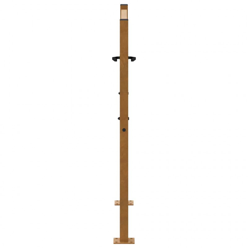 Brama ogrodowa 100x100 cm Stal nierdzewna Krzyż wzór