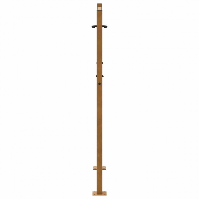 Brama ogrodowa 100x125 cm Stal nierdzewna Krzyż wzór